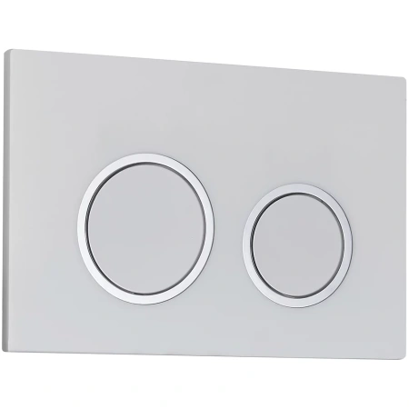 Кнопка смыва Veconi FLUSH FLV11-W белый глянец кайма - белый глянец