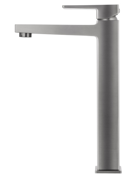 Смеситель для раковины высокий WONZON & WOGHAND CUBE 2.0, темный графит WW-88019068-BGM