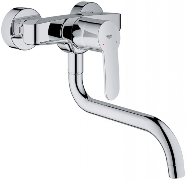 Смеситель однорычажный для кухни Grohe Eurostyle Cosmopolitan 33982 002 (33982002) хром Смеситель однорычажный для кухни Grohe Eurostyle Cosmopolitan 33982 002 (33982002) хром