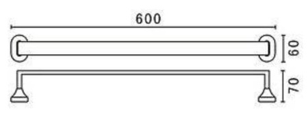 Полотенцедержатель Art&Max AM-E-4024B