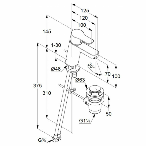 Душевой комплект Kludi Pure&Style 376300565