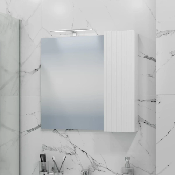 Зеркальный шкаф Санта Альтаир 70 700500 с подсветкой