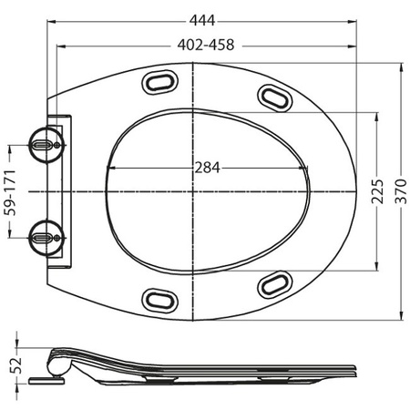 Крышка-сиденье BelBagno Prospero BB1055SC