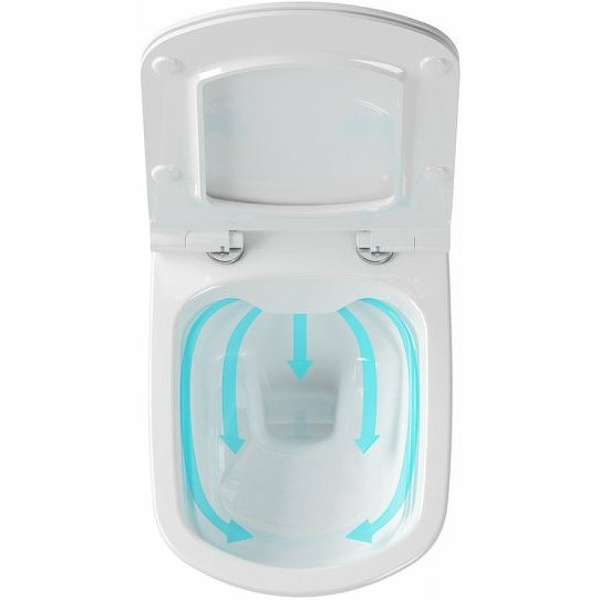 Унитаз подвесной Ravak Classic RimOFF X01671