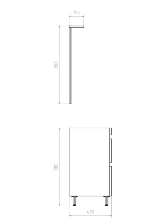 Зеркало (77х80)  ASB-Mebel Коста 80  11490