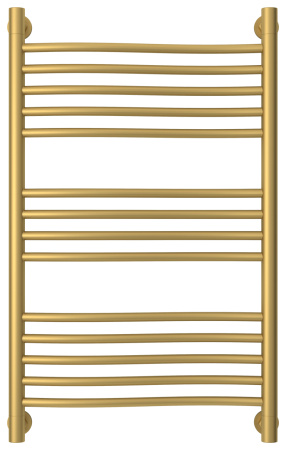 Полотенцесушитель Водяной Сунержа Флюид + (80х50) Матовое Золото 032-0222-8050