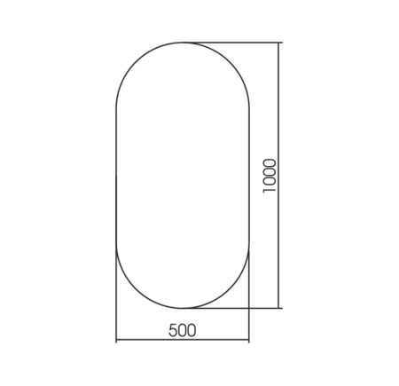 Зеркало (50х100) Silver Mirrors  Амелия ФР-00002396