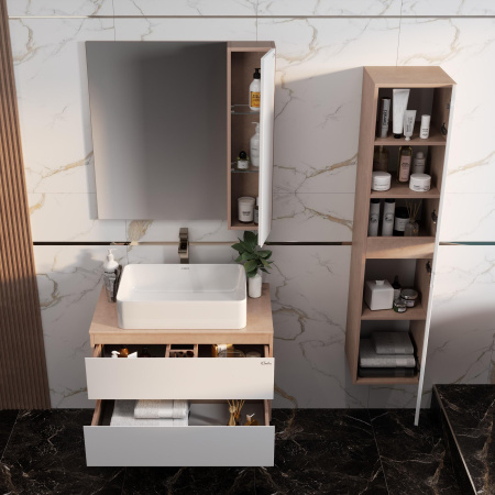 Тумба под раковину подвесная Onika Алеста 80 108054 без столешницы