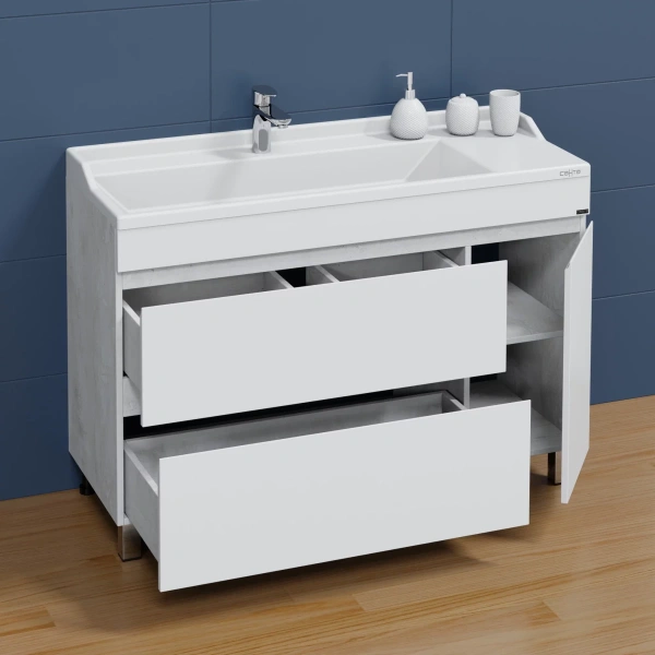 Тумба под раковину СаНта  Марс 120 700422 без раковины, светлый