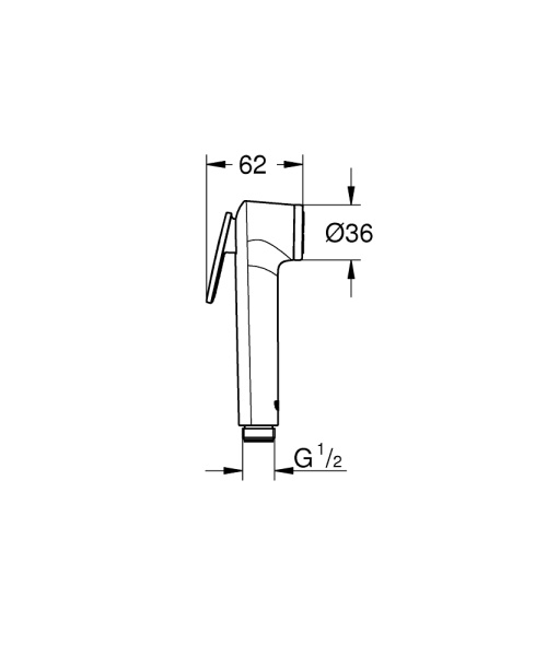 Гигиенический душ GROHE Tempesta-F Trigger Spray 30, холодный рассвет матовый (127271) Гигиенический душ GROHE Tempesta-F Trigger Spray 30, холодный рассвет матовый (127271)