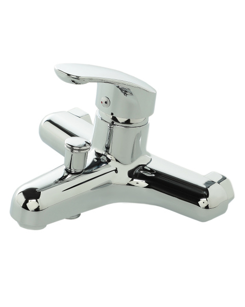 Смеситель для ванны однорычажный полимерный OneLife P01-100cr  хром