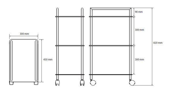Тележка для ванной Bemeta Hotel 104832012