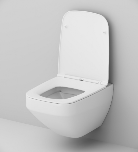 Подвесной унитаз безободковый с сиденьем микролифт Am.Pm Inspire 2.0 C50A1700SC