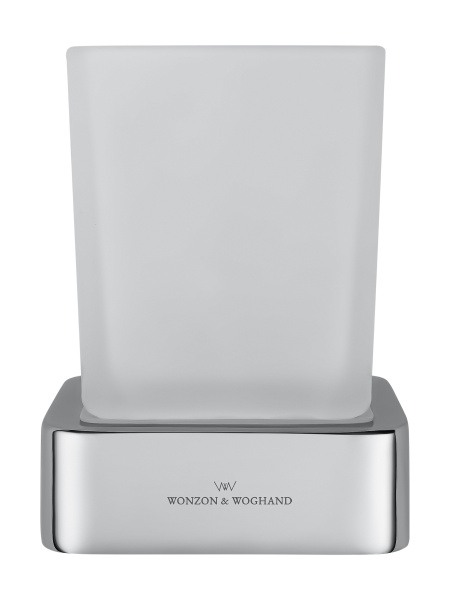 Стакан для зубных щеток с держателем WONZON & WOGHAND LOTTE, хром WW-8321