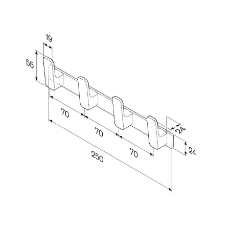 Вешалка для полотенец AM.PM Func A8F35922