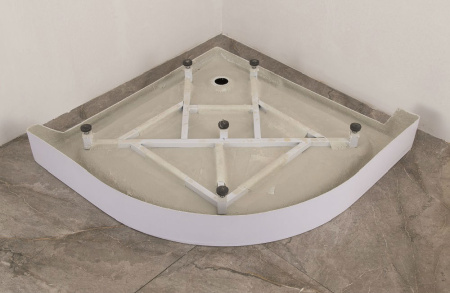 Акриловый поддон для душа (98х98) Agger A01-100TCR/T белый