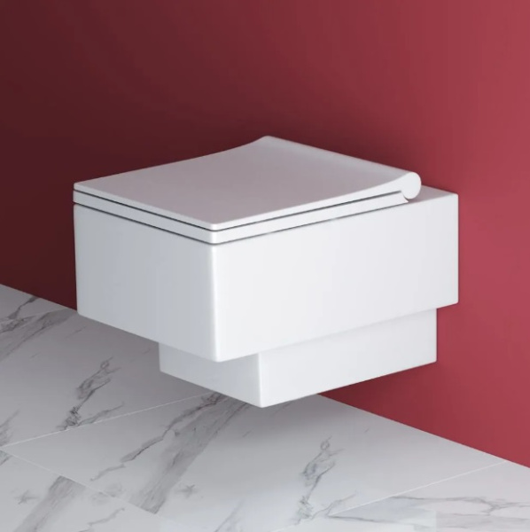 Унитаз подвесной безободковый Cezares Cadro CZR-5826-CHR