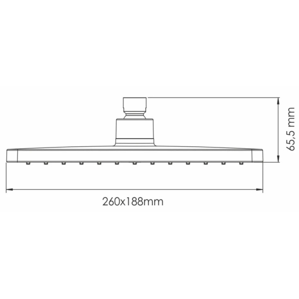 Верхний душ WasserKRAFT A340