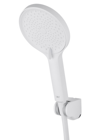 Смеситель для душа с термостатом WONZON & WOGHAND INN 3, белый матовый WW-B2065-A-MW