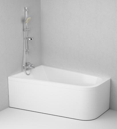 Ванна акриловая  ассиметричная (160x100) Am.Pm Spirit W72A-160R100W-A2