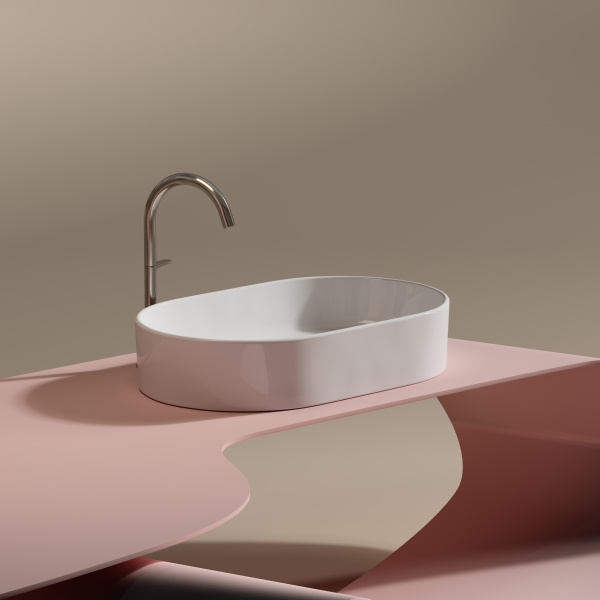 Раковина накладная (60,8х38,5) Ceramica Nova ELEMENT CN6048