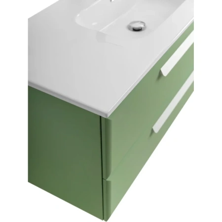 Тумба под раковину Cezares ECO-CER-N-1200-2C-SO-PS-P Фисташковый софт без ручек