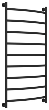 Полотенцесушитель Водяной Выгнутая Сунержа Галант + (120х60) Матовый Черный 31-0200-1260