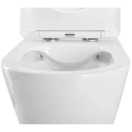 Унитаз подвесной безободковый Art&Max Imola AM213CHR (без сиденья)