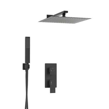 Душевая система для ванны WasserKRAFT Abens 2000 A16162, черный