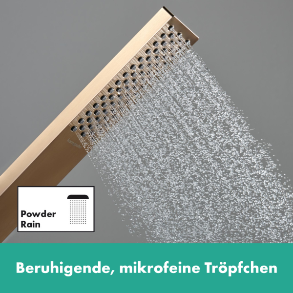 Смеситель на борт ванны 3 отвесртия Hansgrohe Tecturis E 73443140 шлифованная бронза