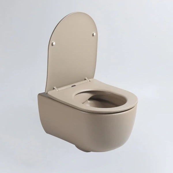 Унитаз подвесной Vincea Evo VT1-34SMC безободковый, капучино