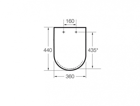 Крышка для чаши Roca Hall 80162B004
