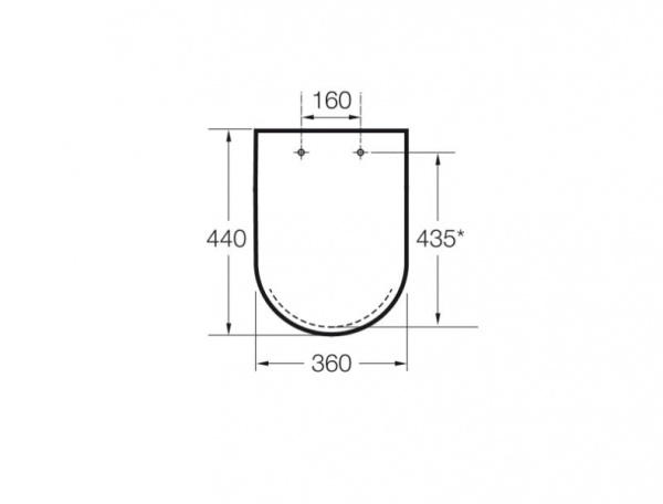Крышка для чаши Roca Hall 80162B004