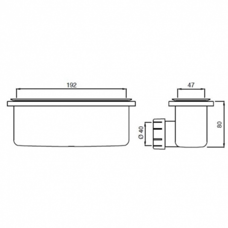 Сифон для поддона Ideal Standard ULTRAFLAT NEW T4493V3