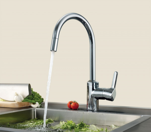 Смеситель для кухни с выдвижным изливом Kludi Bingo Star 428510578