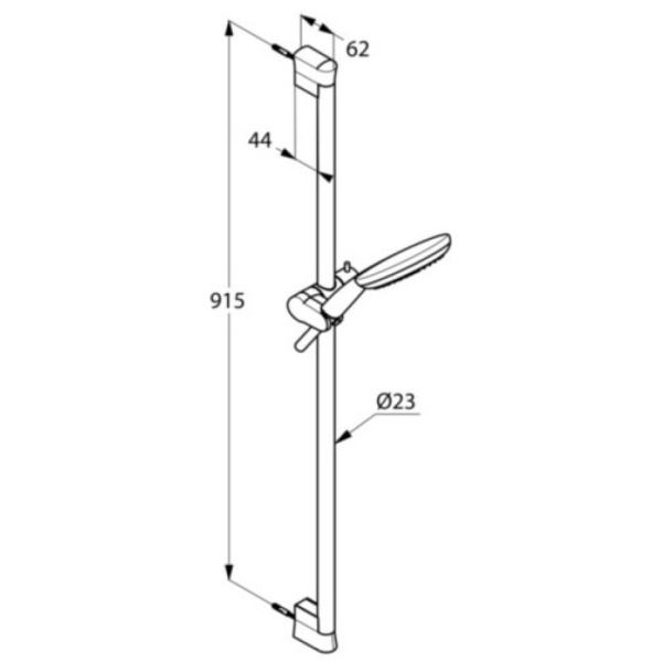 Душевой гарнитур Kludi Freshline 6794091-00 Душевой гарнитур Kludi Freshline 6794091-00