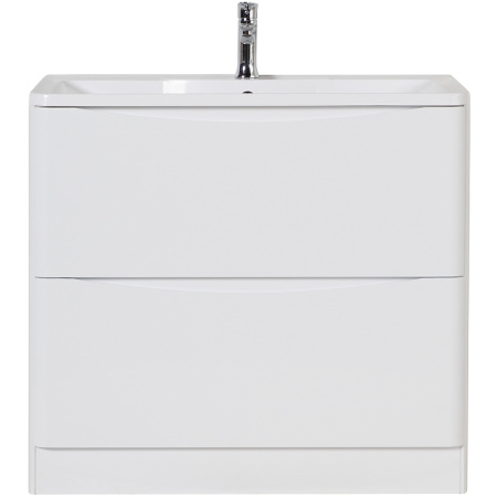 База под раковину напольная BelBagno ACQUA-800-2C-PIA-BL Bianco Lucido
