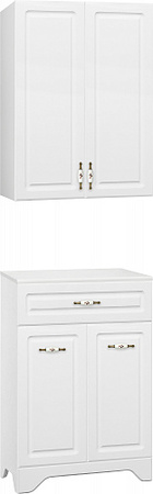 Шкаф подвесной Style Line Олеандр-2 60  ЛС-00000305 белый