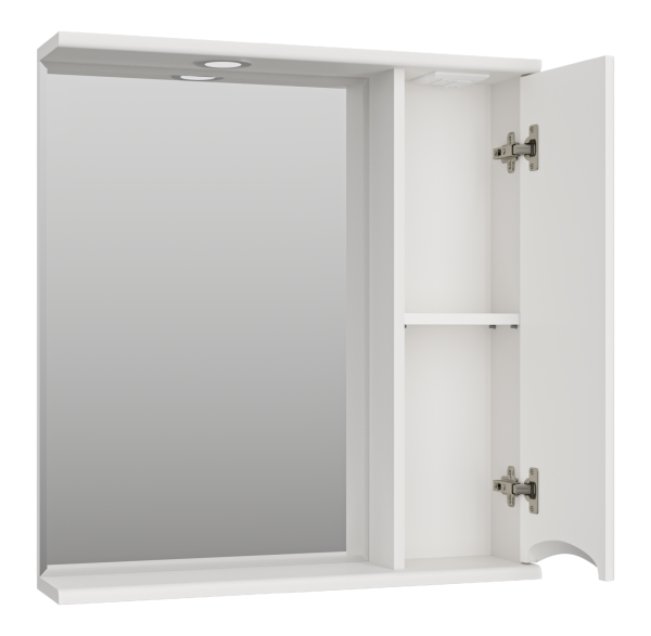 Зеркало-шкаф (70х75) Misty Атлантик 70 правый П-Атл-4070-010П