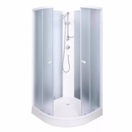 Душевая кабина 90х90 Aqualux Extra AQ-319GM Wh