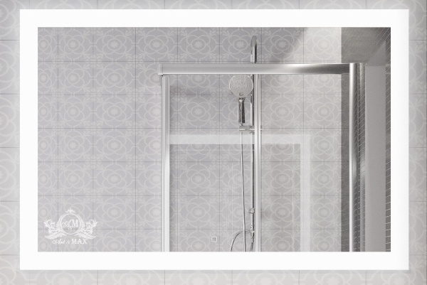 Зеркало с подсветкой и функцией антизапотевания Art&Max SOLI AM-Sol-1200-800-DS-F-H