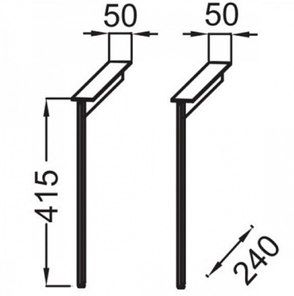Ножки для тумбы Jacob Delafon Nouvelle Vague EB3055-BLV