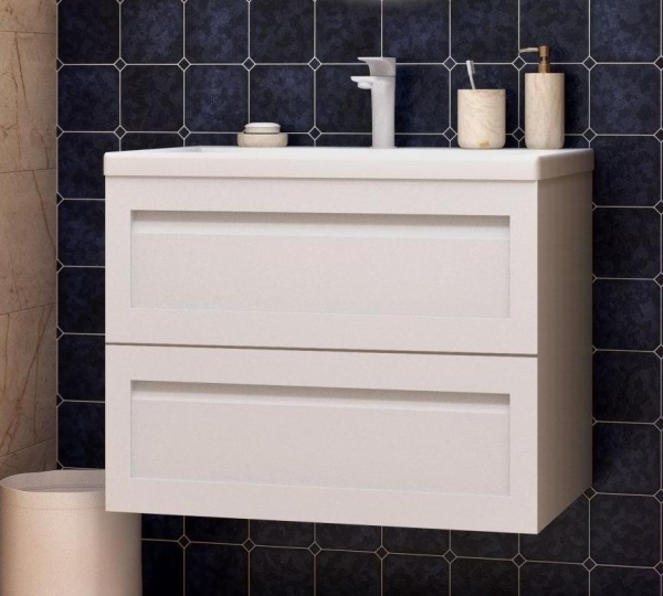 База под раковину напольная Art&max AM-Platino-600-2C-SO-BL-Cer Белый глянец