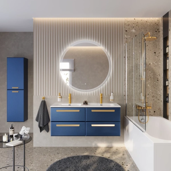 Тумба под раковину Cezares ECO-CER-N-1200-4C-SO-2-SPF-P Sapfiro без ручек