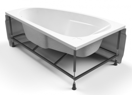 Ванна акриловая асимметричная Cersanit JOANNA 140х90 левая 63334