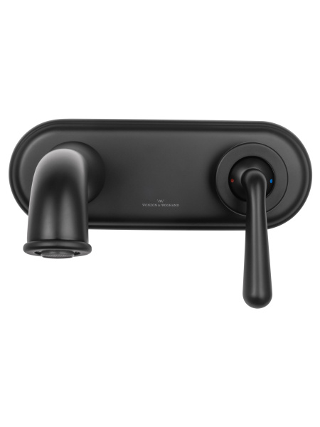 Смеситель для раковины встраиваемый WONZON & WOGHAND STEAM, черный матовый WW-88869008-MB