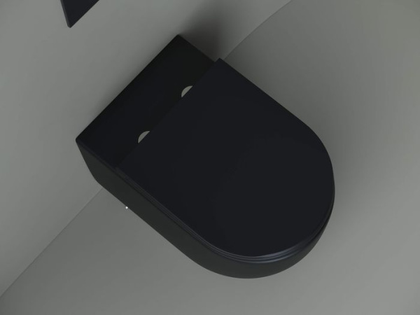 Приставной унитаз безободковый Ceramica Nova Metropol Rimless CN4004MB