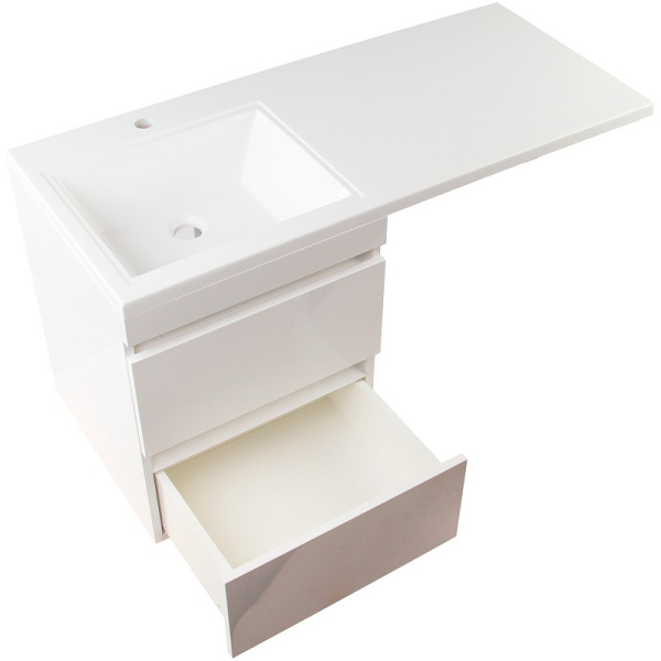 Тумба под стиральную машину подвесная Style Line Даллас СС-00002351 белый