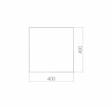 Зеркало (40х40) Silver Mirrors Квадрат 00000081