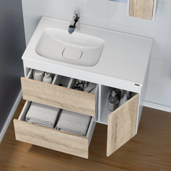 Тумба под раковину 70 Санта Меркурий 700456 янтарный